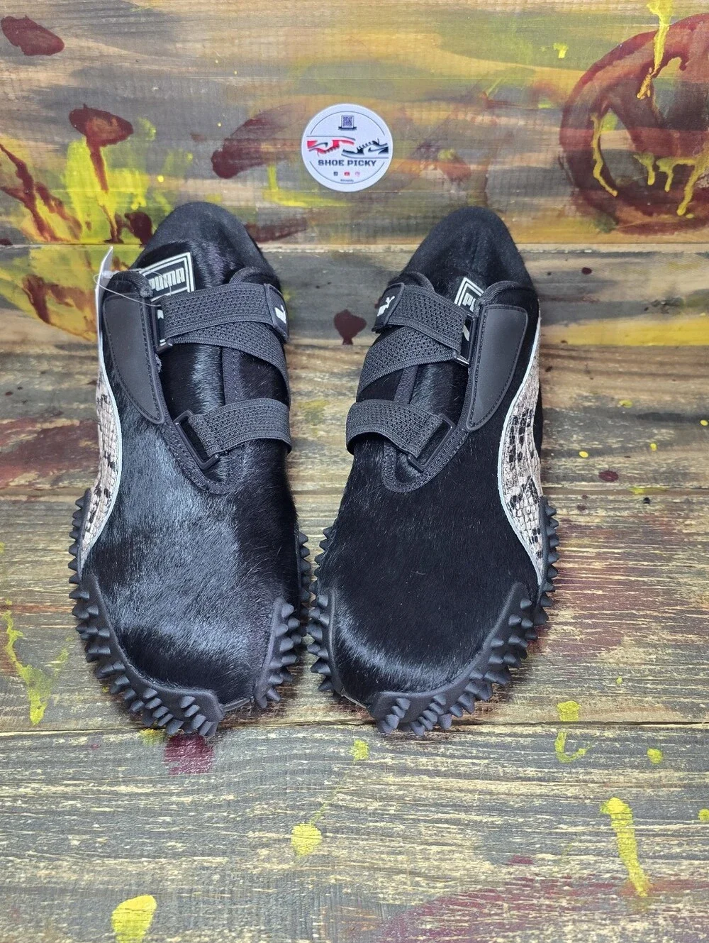 Puma‎ Men A$AP ROCKY Mostro Sneakers Black/Desert Dust FUR 406497-01 Sz 9.5 New